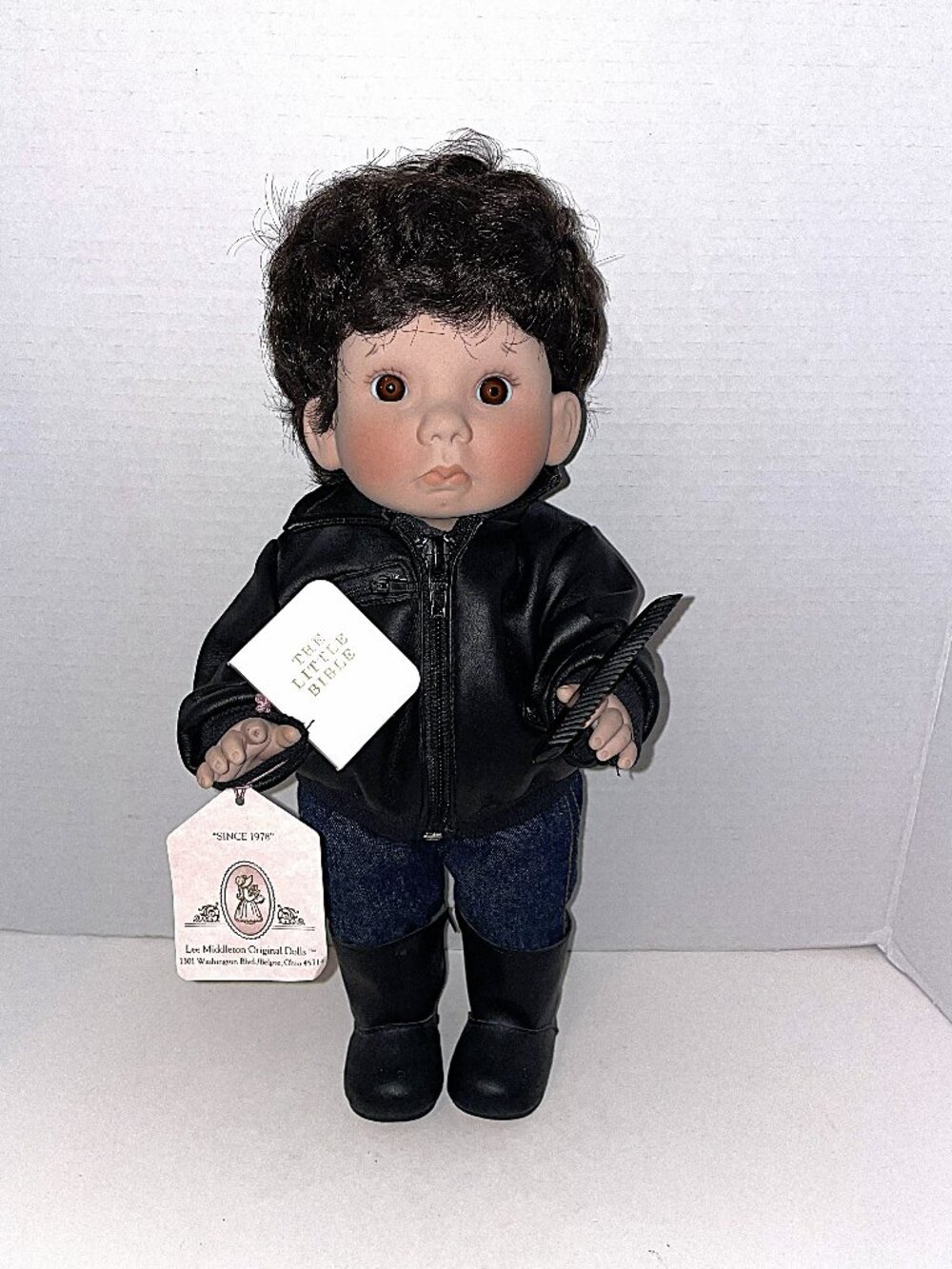 1996 Lee Middleton Limited Ed. Little Angel Doll “Leader of the Pack” 1199/1500